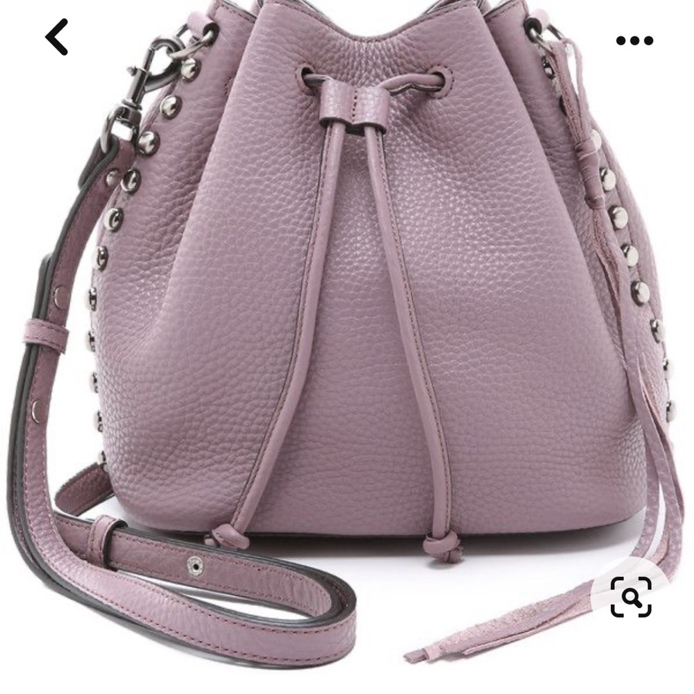 Bucket bag rich light lavender color; Soft Leather, NWOT;
12.25 × 8.25 × 5.75